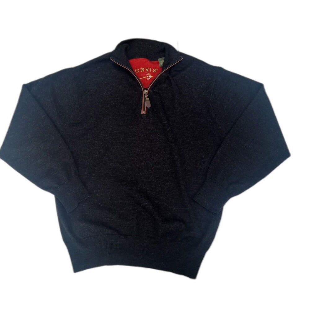 Orvis Merino Wool Quarter Zip mock